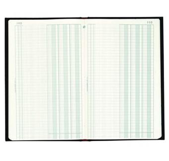 Journal Exacompta triple folioté 32x19,5cm 38 lignes piqûre 80p - 1